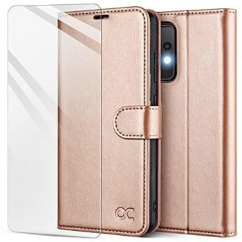 Samsung A52 5G Protective Folio with Card Slots – Premium Peach Gold