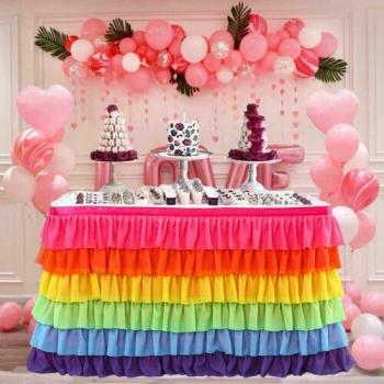 Festive Table Skirt for Weddings