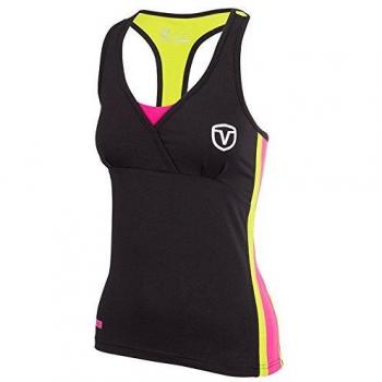 Camiseta Negra VAIRO Columns Femenina (XL)
