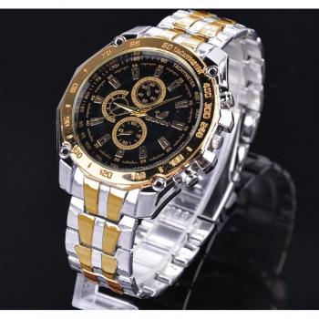 Reloj de acero inoxidable para hombre de negocios