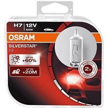 OSRAM SilverStar 2.0 H7 Halogen 12V Duo