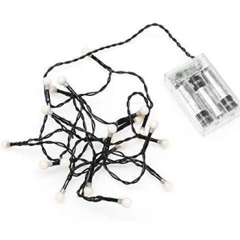 Catena luminosa decorativa a batteria Konstsmide 1492-107 50 LED bianco caldo