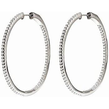 Pendientes Mujer Folli Follie “Reflejo Plateado” – 3,5 cm