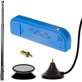 NESDR Mini 2+ Low-Cost RTL2832U/R820T2 SDR Receiver Set, Suction Mount and SMA Cable Included