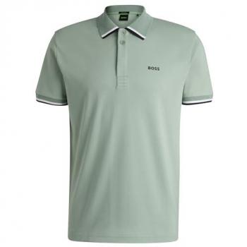 Polo Casual BOSS Verde Paddy Luxury XL