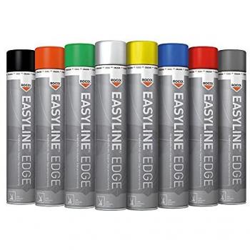 Spray de marquage Easyline Edge – 6 flacons 750 ml – couleur RAL 1023