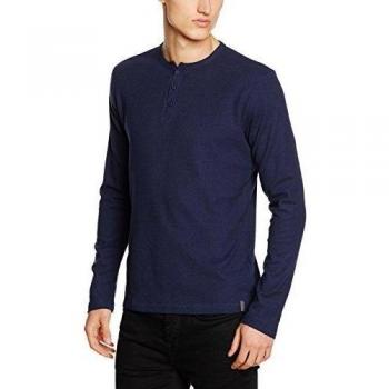 Springfield BA Sept Panadero Waflle, Camiseta para Hombre, Talla L, Azul