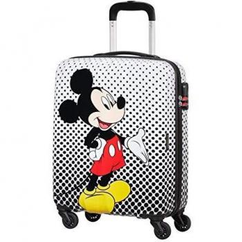Bagage cabine enfant American Tourister Disney Legends Spinner S, 55 cm, 36 L, Multicolore (Mickey Mouse Polka Dot)