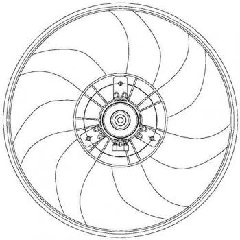 BEHR 8EW 351 034-441 Air Conditioning Fan