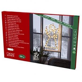 Festive Sky Angel LED Window Decor 50-Bulb