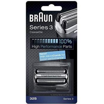 Braun cassette argentée series 3 32S rasoir 81387956