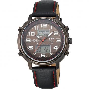 ETT Funkchronograph »Hunter, EGS-11452-22L«, Armbanduhr, Herrenuhr, Stoppfunktion, Datum, Solar