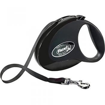 Dog Lead Flexi STYLE 5 m Black Medium