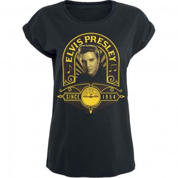 Elvis Presley Studio Portrait Herren-T-Shirt Schwarz XXL