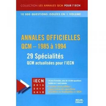 Annales officielles QCM
