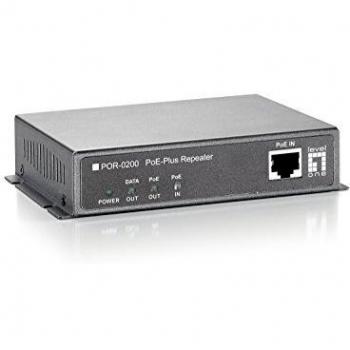 Digital data communication LevelOne POR-0200 PoE-Plus-Repeater