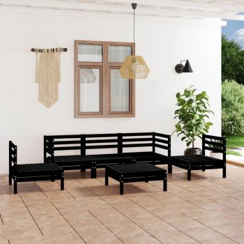 Colección Jardín Día y Noche 6 Muebles Negros