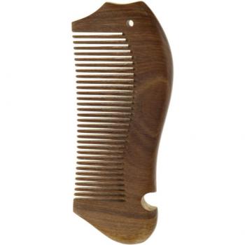 Cepillo de pelo masajeador de madera hecho a mano