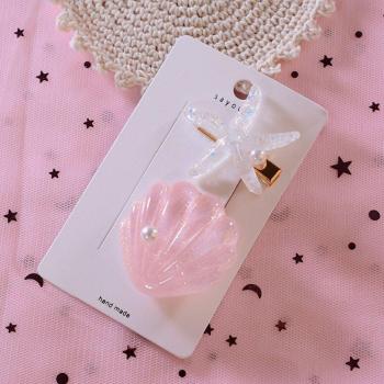 Accessoire de cheveux étoile en résine pour fille
