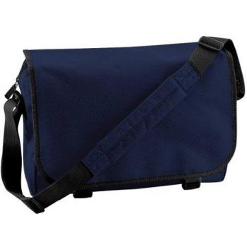 Navy Blue Bagbase Adjustable Messenger Bag (11L)