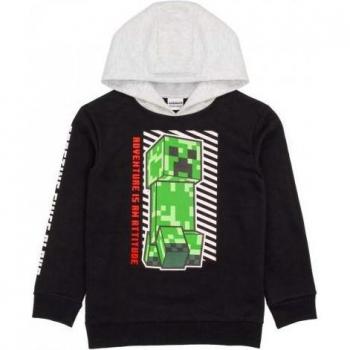 Felpa con cappuccio Creeper Minecraft per ragazzi 12-13 anni