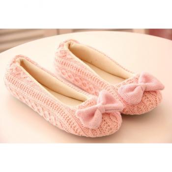 Charming Knit Ballet Flats for Girls