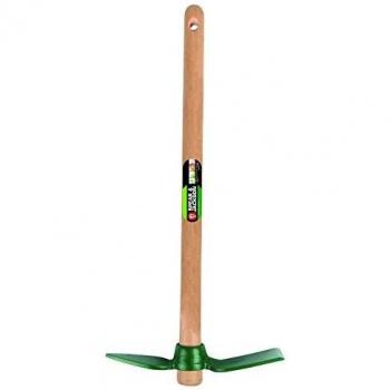 Serfouette forgée panne et langue de 21 cm manche bois