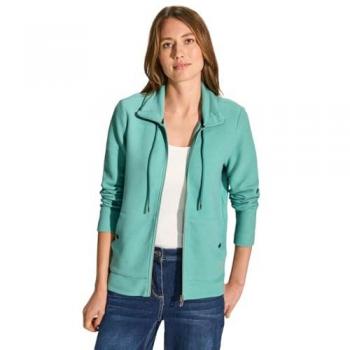 Pull à capuche léger Cecil Femme Vert XL