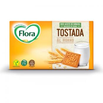 Flora Galletas Tostadas Doradas (450 g)
