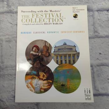 Partitions classiques FJH MUSIC COMPANY COLLECTION FESTIVAL TOME 5 REPERTOIRE INTERMÉDIAIRE AVANCÉ CD Piano