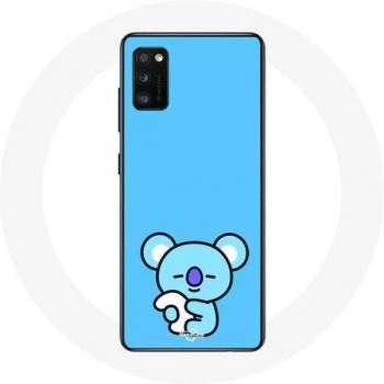 BTS BT21 Koya RM Hülle für Samsung Galaxy S20 Plus Blauer Hintergrund