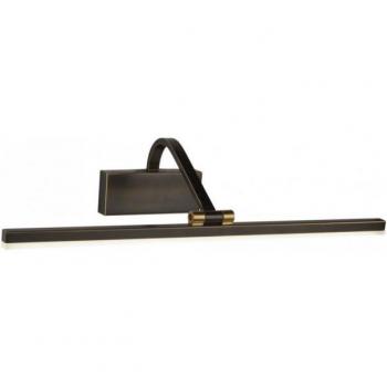 Applique Moderna in Acciaio Nero con Policarbonato Oro Led 14W 3000K