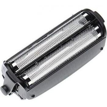 Doppelscherfolie & Rahmen Set für Panasonic Elektrorasierer (ES723‑ES726) – schwarz/silber, VHBW