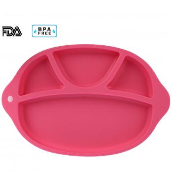 Jonhen Baby Highchair Placemat & Silicone Divided Plate 4 Sections