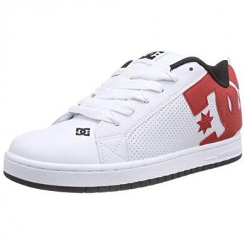 Baskets Dc Shoes Court Graphik Rouge et Blanc