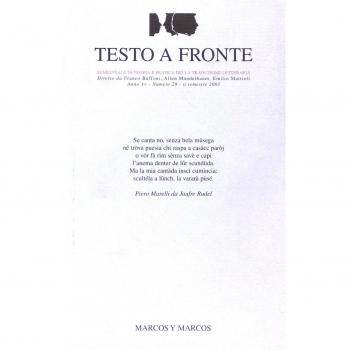 Testo a fronte. Vol. 29