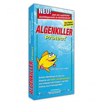 Curatore acquatico Algenkiller Protect per laghetti da giardino e da nuoto (150 g)
