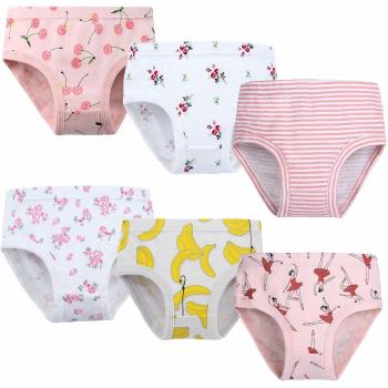 Zebricolo sous-vêtements Enfants Culottes Douces en Coton de la Série pour Enfants (Vert)