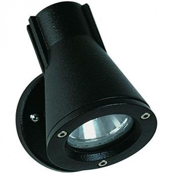 Spike Wandstrahler – Aluminium, Schwarz, integriert