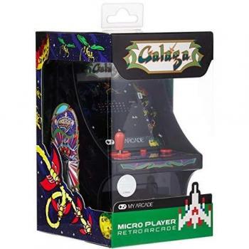 My Arcade Micro Player Galaga Consola Retro Negra