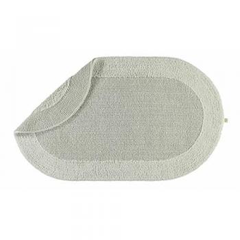 Rhomtuft Badteppich Exquisite 100 cm perlgrau