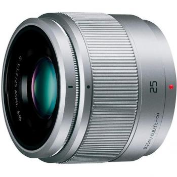 Panasonic LUMIX G 25mm f/1.7 Micro Focal Length Standard Lens – Silver Edition