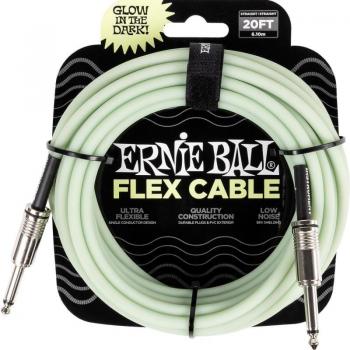 Ernie Ball P06437 Glow‑In‑Dark Straight Cable