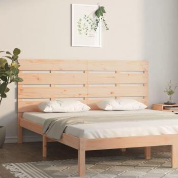 Solid Wood Pine Headboard 140x3x80 cm vidaXL
