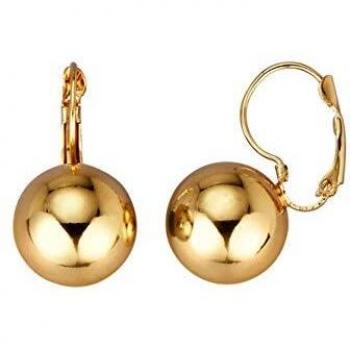 Edelgelbgold Ohrringe mit Klangnote
