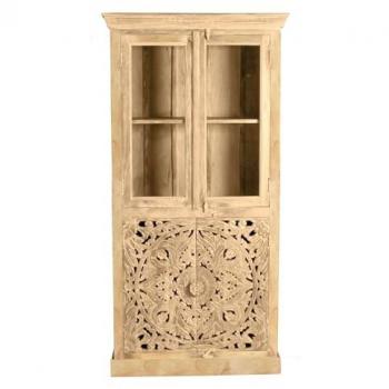 Lakadee Vitrine aus Mangoholz