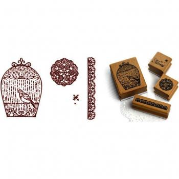Vintage Planner Series Rubber Stamp
