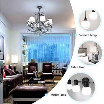 Bombilla LED E27, 10W, Luz blanca fría 6400K, Ángulo 280°, no regulable, 5 unidades