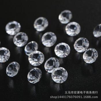 1000 500 8mm Clear Acrylic Wedding Confetti Diamonds