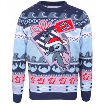 Manteau tricoté XXL noir Lilo & Stitch Unisex